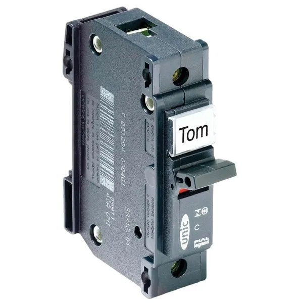 Disjuntor unipolar 50A preto Unic 127/220V Pial