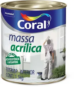 Massa Acrílica Coral 1,5Kg