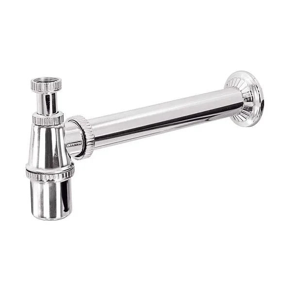 Sifão para pias de cozinha PP 1.1/2" x 1.1/2" cromado Esteves