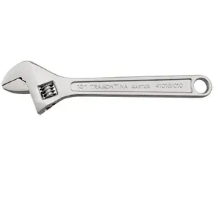 Chave Inglesa Cromada Ajustável Tramontina Chave Inglesa Ajustável 12" Cromada 30cm Tramontina