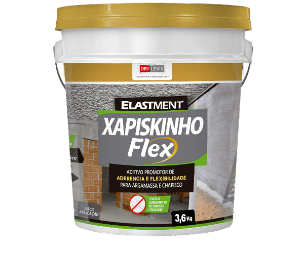 Aditivo Plastificante Xapiskinho 3,6Kg Para Argamassa Drylevis