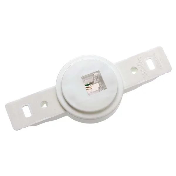 Tomada para telefone RJ11 2 fios Claris Prime sem placa Schneider