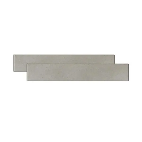 Rodapé Bauhaus 10x60cm cement Portobello