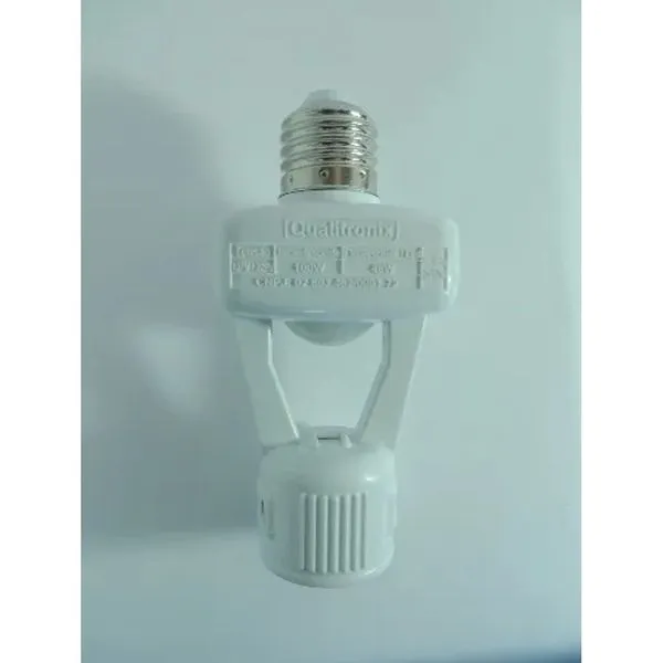 Sensor de Presença Microcontrolado 360º E27 c/ Fotocélula Qualitronix