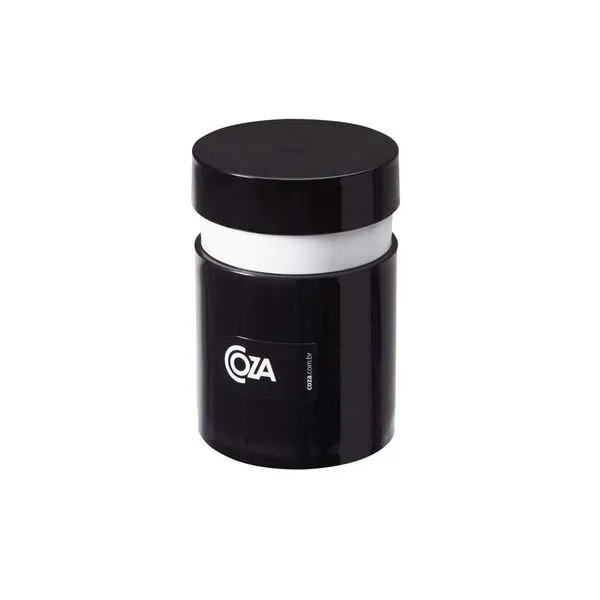 Porta cotonete Acqua branco e preto Coza