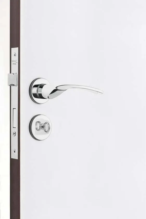 Fechadura para banheiro Arcus MZ690 cromada máquina de 40mm Papaiz