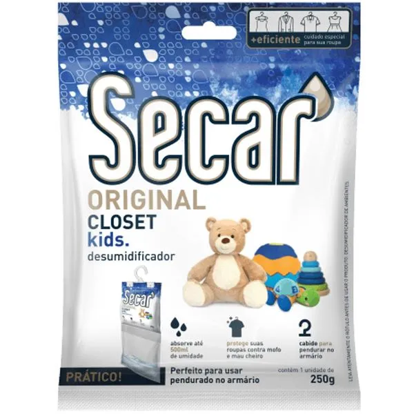 Desumidificador 250g Closet Kids Secar