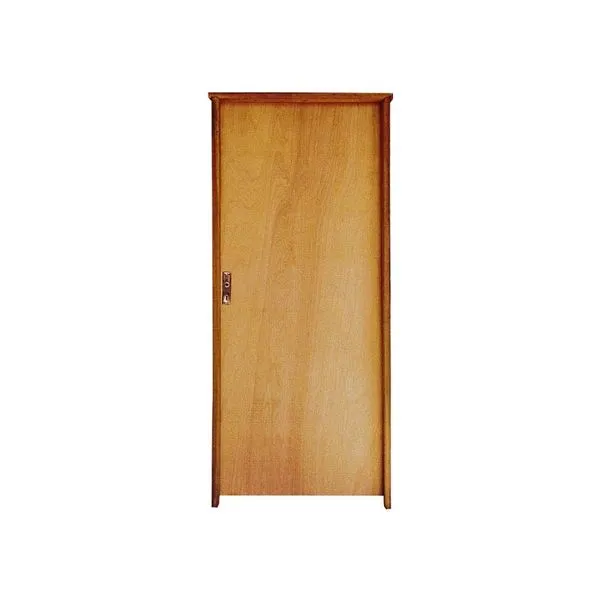 Kit porta de madeira Mescla 210x80x10cm direita mista Rodam
