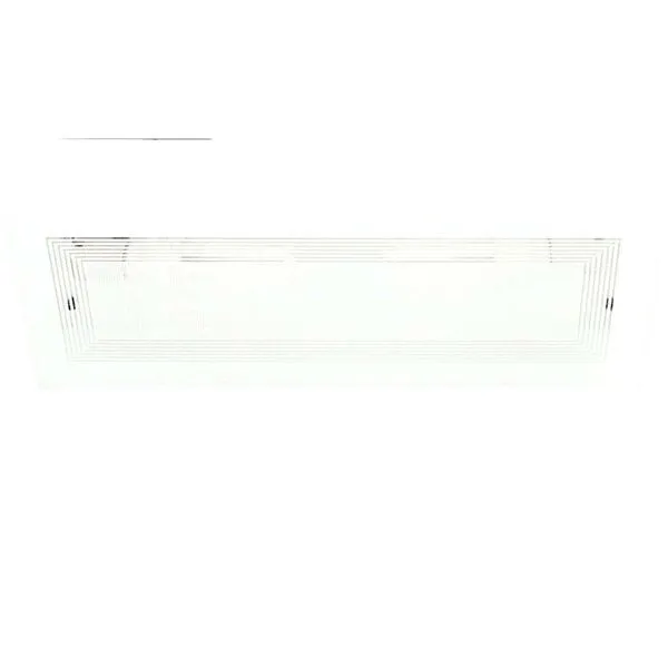 Plafon 50x20cm para 2 lâmpadas Valencia transparente Tualux