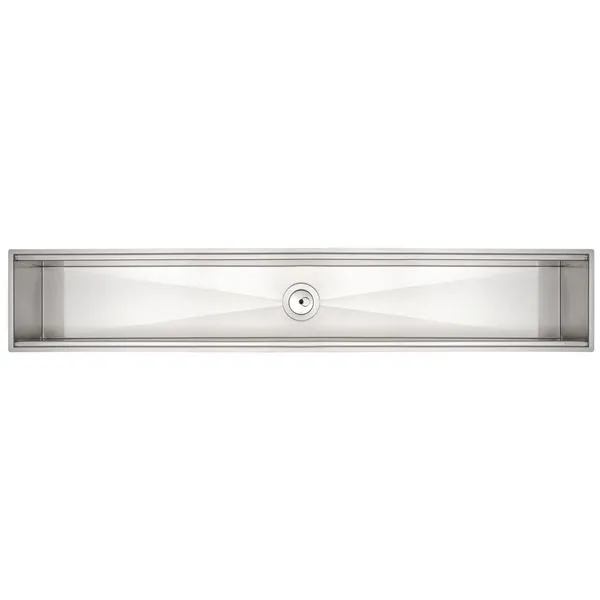 CALHA UMIDA TRAMONTINA AÇO INOX 105X18 CM 94534/003