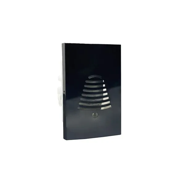 Campainha Cigarra Bivolt Linha Inova Pro Black Piano Alumbra