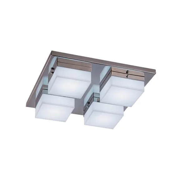 Plafon Cubo quadrado LED 4x10W 220V 6400K Bronzearte
