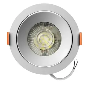 Spot LED de Embutir Easy Decor Redondo Branco 3W Bivolt Bronzearte Spot Led Easy Decor Embutir Redondo Branco 3W 270 Lúmens Luz Neutra