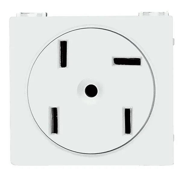 Tomada para telefone branca Thesi Bticino