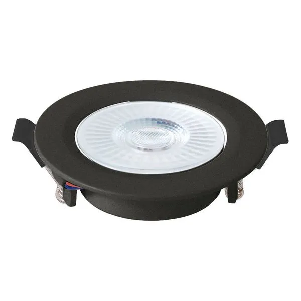 Spot Slim Led Embutir Redondo Bivolt 6W 6500K Preto Blumenau