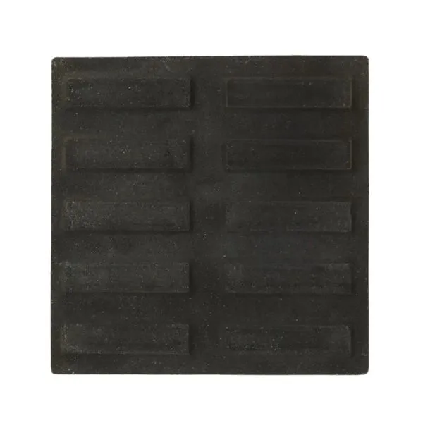 Piso Ladrilho Hidráulico Rampa Filete Preto 20X20cm Caixa com 0,40 m² Borda Reta Cimartex