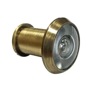 Olho mágico para porta zamak sem tapa olho 180º ouro velho Bemfixa