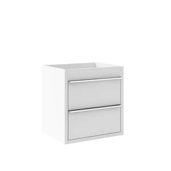 Gabinete para Banheiro Suspenso Top 50Cm Branco Bumi
