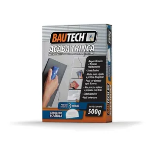 Massa de Secagem Rápida Acaba Trinca 500g Bautech