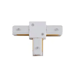 Conector em T para trilho eletrificado branco Quality