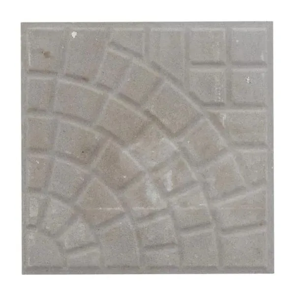 Piso Ladrilho Hidráulico Firenze Cinza 30,7X30,7cm Caixa com 0,47 m² Borda Reta Cimartex
