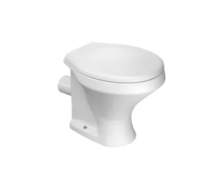 Vaso Sanitário Convencional Ravena Com Saida Horizontal Gelo Deca