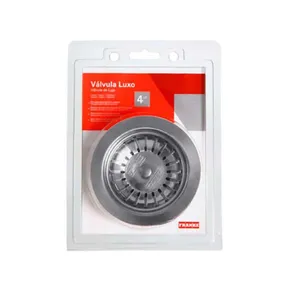 Válvula para cuba Franke 4,5" Luxo Pino Inox