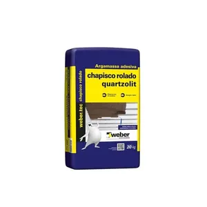 Chapisco Tec Xapisca rolado 20Kg marrom Quartzolit