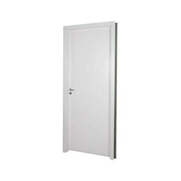 Kit Porta MDF Batente 16Cm Regulavel 215X94 Esquerda Branco Mgm