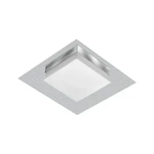 Luminária de embutir LED Tualux 25cm 9W bivolt 6500K branca Lisboa