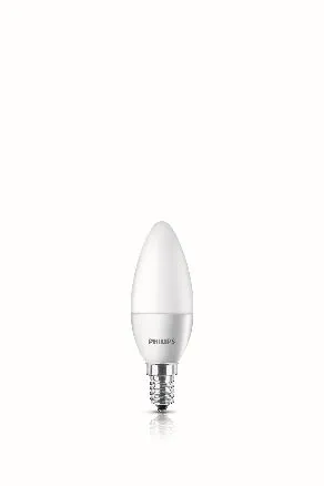 Lâmpada Led Vela 3.5W Luz Branca 6500K Bivolt Base E14/E27 Philips