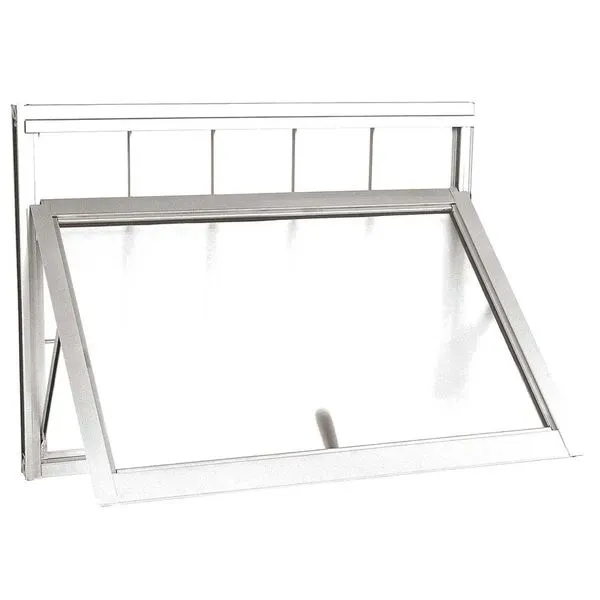 Janela Maxim-Ar Aço Branco Grade Quadriculada 40x60x8 Prátika Sasazaki
