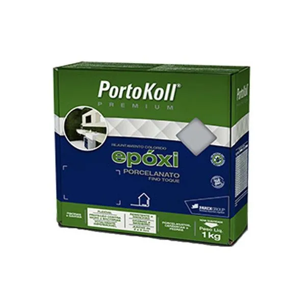Rejunte Epóxi 1kg champagne Portokoll