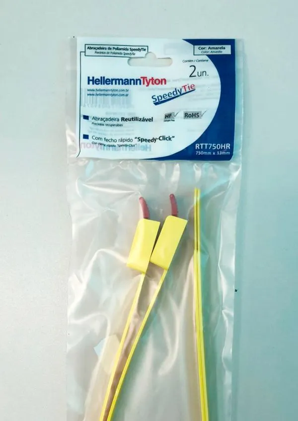 Abraçadeiras Reututilizavel Speedy-Tie Am C/2Pçs