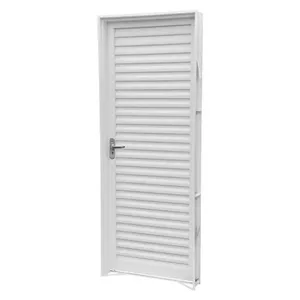 Porta de Aço Galvanizado Branco Laminada Direita - 215x83