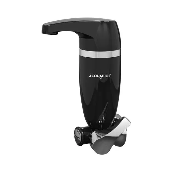 Filtro Purificador de Água Premium Single Acquabios de Parede 1/4 de Volta Preto Cromado Filtro Purificador De Água Premium Single De Parede 1/4 De Volta Preto Cromado Acquabios