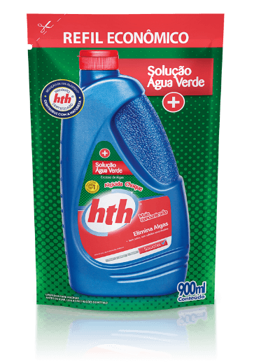 SOLUÇÃO ÁGUA VERDE - ALGICIDA DE CHOQUE REFIL -HTH - 900ML
