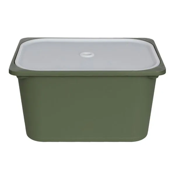 Caixa Plástica 38X24 M Verde Alecrim Huya Grifit