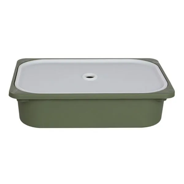 Caixa Plástica 38X24 P Verde Alecrim Huya Grifit