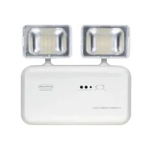 Luminária de Emergência LED 2 Faróis 1200 12W Segurimax Luminária de Emergência LED 2 Faróis 1200 Lumens 36829 Segurimax