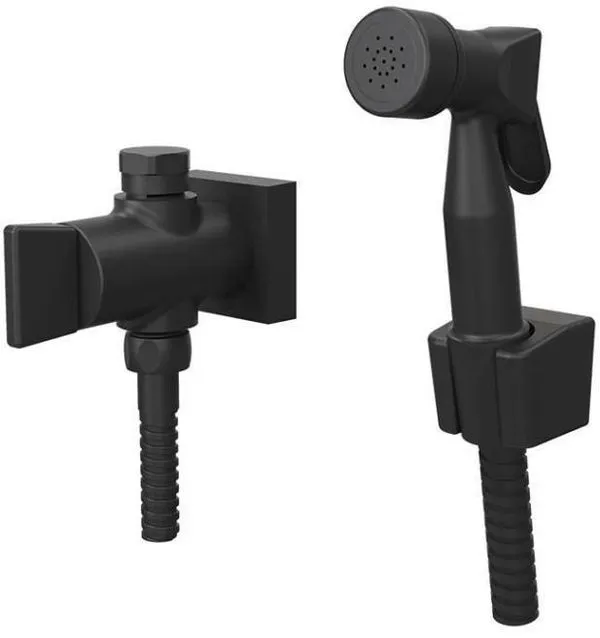 Ducha Higiênica com Derivação Fani Para Caixa Acoplada Prima Preto BK210