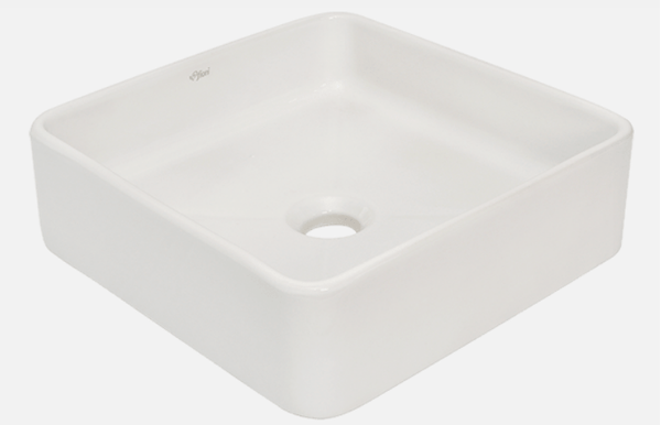 Cuba de apoio quadrada 350x350mm branco 55cb15-j Fiori