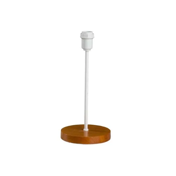 Base de ferro Natural 30cm branca LS Ilumina