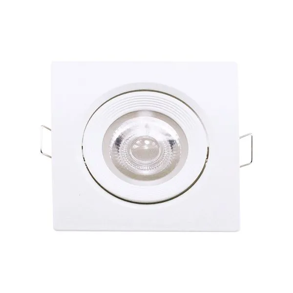 Luminária Spot Kian Fenix MR16 Quadrada Amarela 5W
