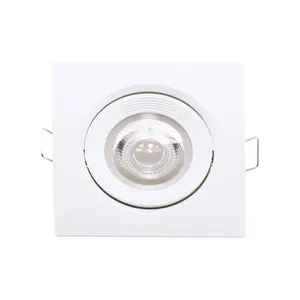 Luminária Spot Kian Fenix MR16 Quadrada Amarela 5W