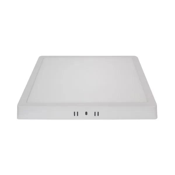 Painel Led Tech Slim 24W Sobrepor Aluminio Quadrado 283Mm Bivolt 3000K Branco