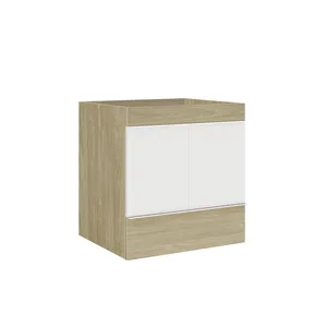 Gabinete para Banheiro Tn 60cm Wood Bumi