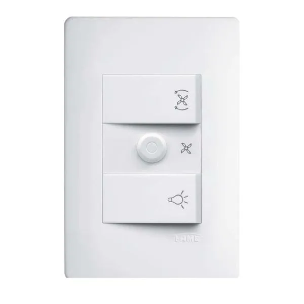Controle para ventilador com placa Habitat 127V Fame