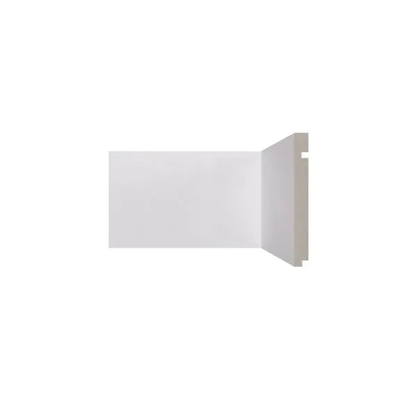 Rodapé Poliestireno Branco Acetinado 496 15cmx2,40m Santa Luzia