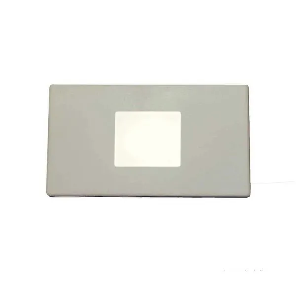 Balizador de parede visor quadrado 2700K branco Luz Nova
